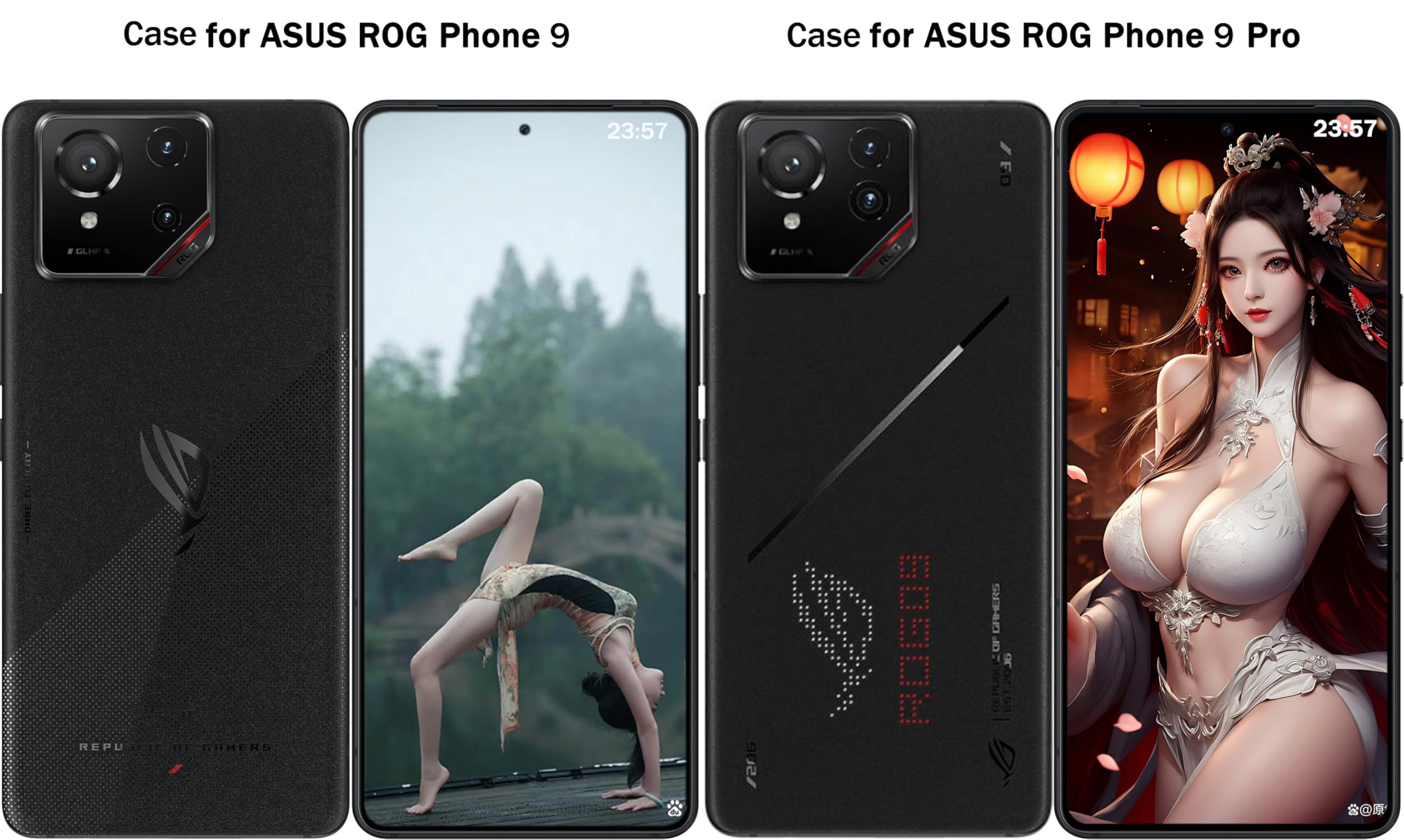 Amazon.co.jp: 金属携帯ケース対応ASUS ROG Phone 9 Pro、ROG 9 メタル